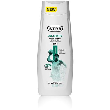 STR8 All Sports Shower Gel 3v1 400 ml (5201314121701)