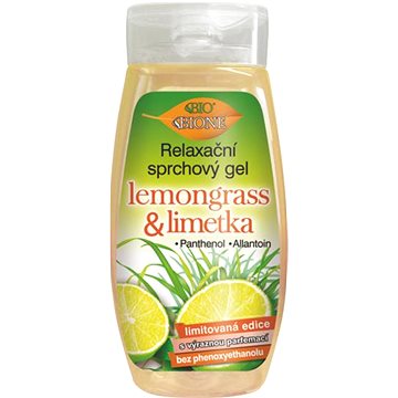 BIONE COSMETICS Bio Lemongrass a Limetka Relaxační sprchový gel 260 ml (8595061616601)