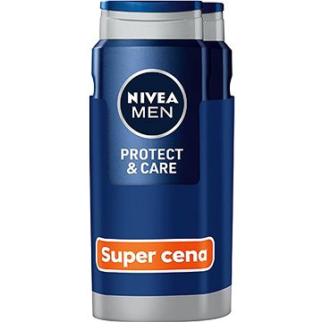 NIVEA MEN Protect & Care Shower Gel 2 × 500 ml (9005800358307)