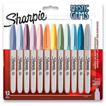 SHARPIE Fine, 12 pastelových barev (3026981576812)