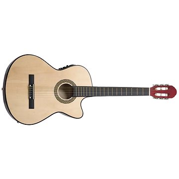 SHUMEE Folková akustická kytara s výřezem a ekvalizérem (70136)