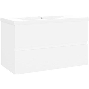 Shumee Skříňka se zápustným umyvadlem - bílá, dřevotříska, 3071549 (3071549)