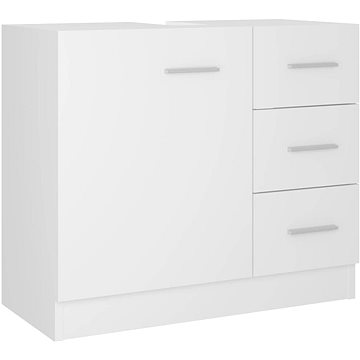 Shumee Skříňka pod umyvadlo - bílá, 63 × 30 × 54 cm, dřevotříska (804184)