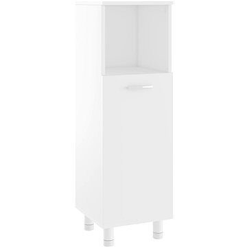 Shumee Koupelnová skříňka - bílá, 30 × 30 × 95 cm, dřevotříska (802615)