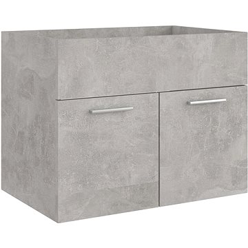 Shumee Skříňka pod umyvadlo - betonově šedá, 60 × 38,5 × 46 cm, dřevotříska (804651)
