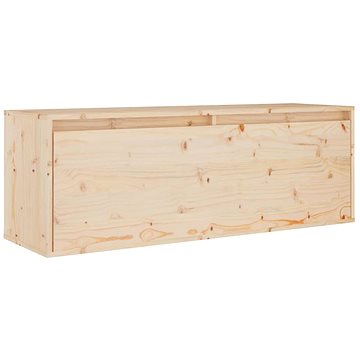 Shumee Nástěnná skříňka 100 × 30 × 35 cm, masivní borové dřevo (813465)