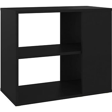 Shumee Odkládací skříňka - černá, 60 × 30 × 50 cm, dřevotříska (806302)