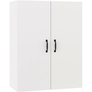 Shumee Závěsná skříňka - bílá, 69,5 × 34 × 90 cm, kompozitní dřevo (812267)