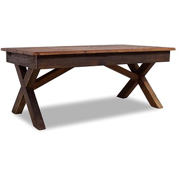 SHUMEE Konferenční stolek, masivní recyklované dřevo, 110 × 60 × 45 cm, 244492 (244492)