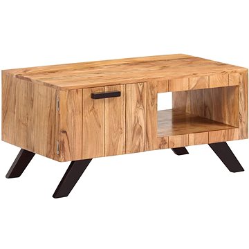 SHUMEE Konferenční stolek 90 × 50 × 45 cm masivní akáciové dřevo, 247492 (247492)