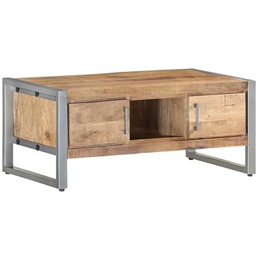 SHUMEE Konferenční stolek 95 × 50 × 40 cm hrubé mangovníkové dřevo, 323489 (323489)