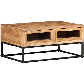 SHUMEE Konferenční stolek 90 × 60 × 40 cm masivní akáciové dřevo , 323506 (323506)