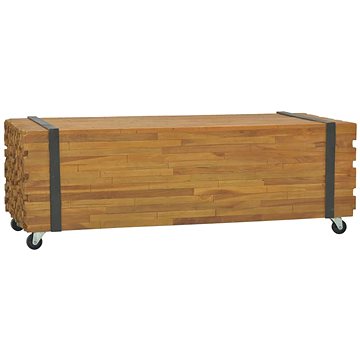 SHUMEE Konferenční stolek 110 × 45 × 38 cm masivní teakové dřevo, 326172 (326172)