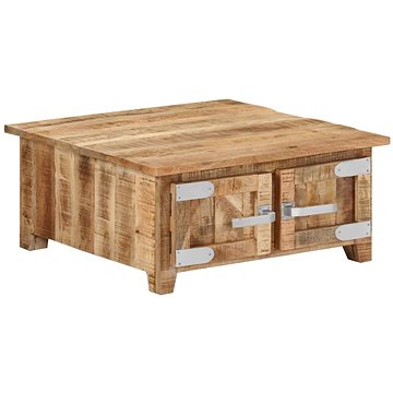 SHUMEE Konferenční stolek 67 × 67 × 30 cm masivní mangovníkové dřevo, 328308 (328308)