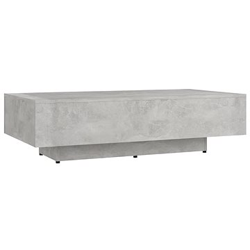 SHUMEE Konferenční stolek betonově šedý 115 × 60 × 31 cm dřevotříska, 803393 (803393)