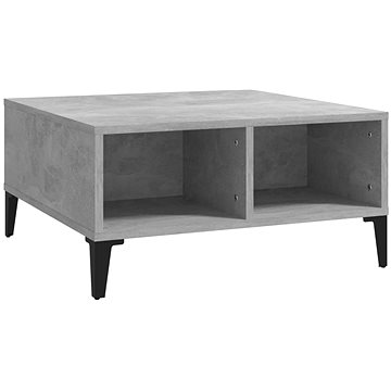 SHUMEE Konferenční stolek betonově šedý 60 × 60 × 30 cm dřevotříska, 805990 (805990)