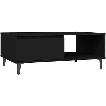 SHUMEE Konferenční stolek černý 90 × 60 × 35 cm dřevotříska, 806005 (806005)