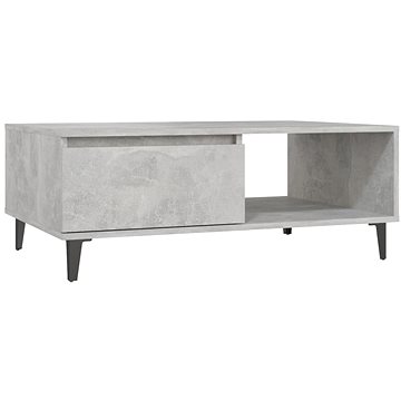 SHUMEE Konferenční stolek betonově šedý 90 × 60 × 35 cm dřevotříska, 806008 (806008)