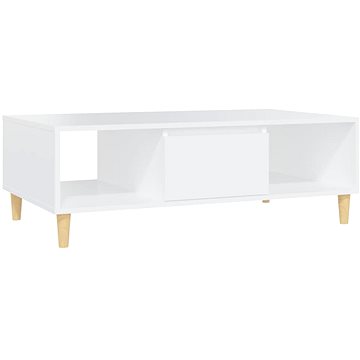SHUMEE Konferenční stolek bílý 103,5 × 60 × 35 cm dřevotříska, 806013 (806013)