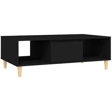 SHUMEE Konferenční stolek černý 103,5 × 60 × 35 cm dřevotříska, 806014 (806014)