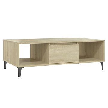 SHUMEE Konferenční stolek dub sonoma 103,5 × 60 × 35 cm dřevotříska, 806025 (806025)