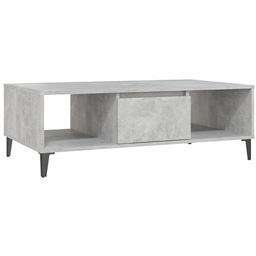 SHUMEE Konferenční stolek betonově šedý 103,5 × 60 × 35 cm dřevotříska, 806026 (806026)