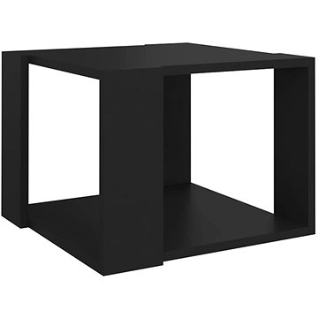 SHUMEE Konferenční stolek černý 40 × 40 × 30 cm dřevotříska, 806311 (806311)