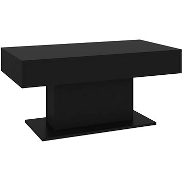 SHUMEE Konferenční stolek černý 96 × 50 × 45 cm dřevotříska, 806832 (806832)