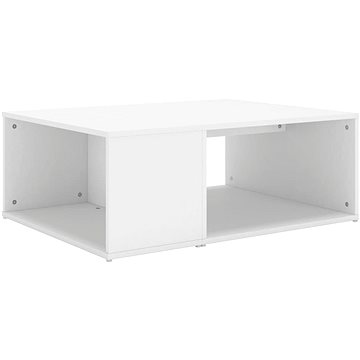 SHUMEE Konferenční stolek bílý 90 × 67 × 33 cm dřevotříska, 806903 (806903)