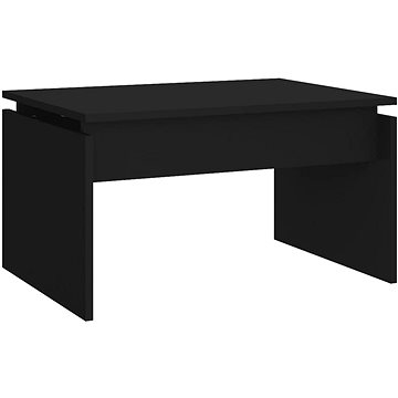 SHUMEE Konferenční stolek černý 68 × 50 × 38 cm dřevotříska, 808333 (808333)