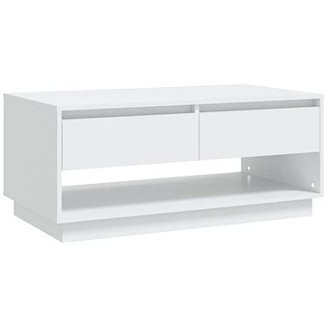 SHUMEE Konferenční stolek bílý 102,5 × 55 × 44 cm dřevotříska, 809503 (809503)