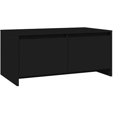 SHUMEE Konferenční stolek černý 90 × 50 × 41,5 cm dřevotříska, 809819 (809819)