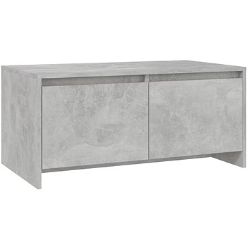 SHUMEE Konferenční stolek betonově šedý 90 × 50 × 41,5 cm dřevotříska, 809822 (809822)