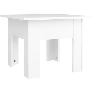SHUMEE Konferenční stolek bílý 55 × 55 × 42 cm dřevotříska, 810235 (810235)