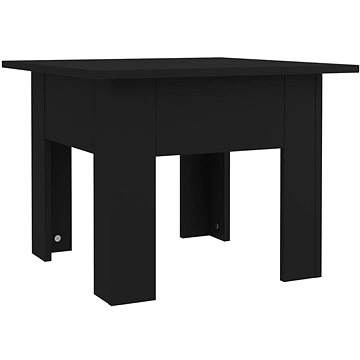 SHUMEE Konferenční stolek černý 55 × 55 × 42 cm dřevotříska, 810236 (810236)