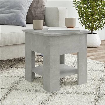 SHUMEE Konferenční stolek betonově šedý 40 × 40 × 42 cm kompozitní dřevo, 810275 (810275)