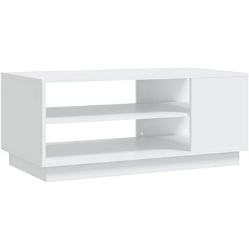 SHUMEE Konferenční stolek bílý 102 × 55 × 43 cm dřevotříska, 810280 (810280)