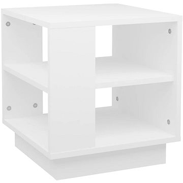 SHUMEE Konferenční stolek bílý 40 × 40 × 43 cm kompozitní dřevo, 810298 (810298)