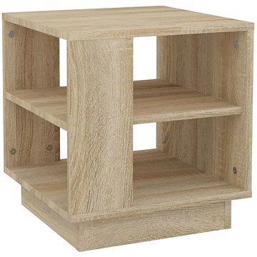 SHUMEE Konferenční stolek dub sonoma 40 × 40 × 43 cm kompozitní dřevo, 810301 (810301)