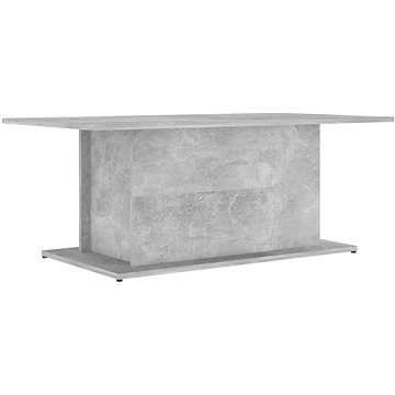 SHUMEE Konferenční stolek betonově šedý 102 × 55,5 × 40 cm dřevotříska, 810311 (810311)