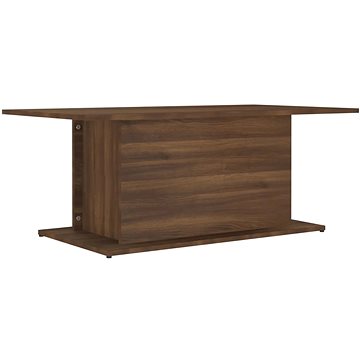 SHUMEE Konferenční stolek hnědý dub 102 × 55,5 × 40 cm dřevotříska, 813094 (813094)
