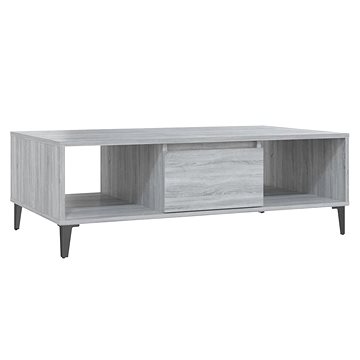 SHUMEE Konferenční stolek šedý sonoma 103,5 × 60 × 35 cm dřevotříska, 813180 (813180)