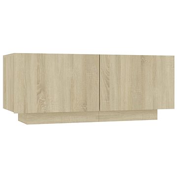 SHUMEE Noční stolek dub sonoma 100 × 35 × 40 cm dřevotříska, 3082768 (3082768)