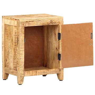 SHUMEE Noční stolek 30 × 40 × 50 cm masivní mangovníkové dřevo, 320802 (320802)