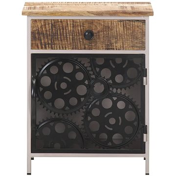 SHUMEE Noční stolek 40 × 30 × 50 cm hrubé mangovníkové dřevo, 323738 (323738)
