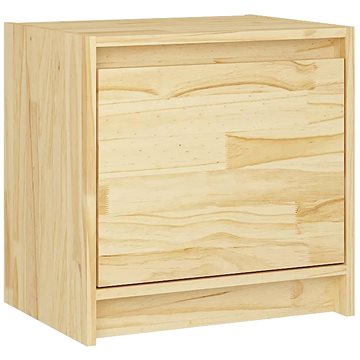 SHUMEE Noční stolek 40 × 30,5 × 40 cm masivní borové dřevo, 808113 (808113)