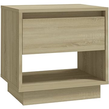 SHUMEE Noční stolek dub sonoma 45 × 34 × 44 cm dřevotříska, 809518 (809518)