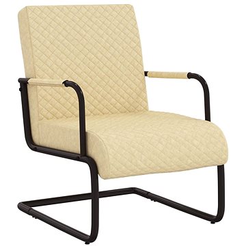 Konzolová židle krémová umělá kůže, 325782 (325782)