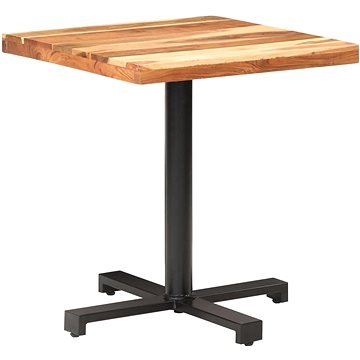 Shumee Bistro stůl čtvercový 70 × 70 × 75 cm masivní akáciové dřevo (320278)