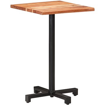 Shumee Bistro stolek s živou hranou 50 × 50 × 75 cm akáciové dřevo (320298)